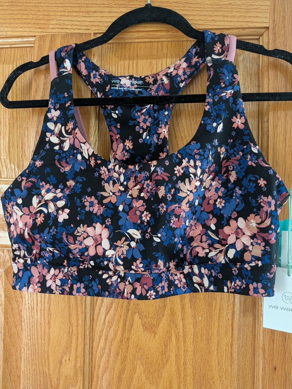 Wander Floral Racerback Sports Bra